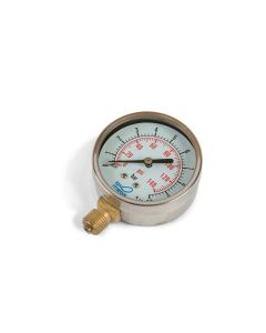 Manometer 0-10 lower connection 1/4" SST