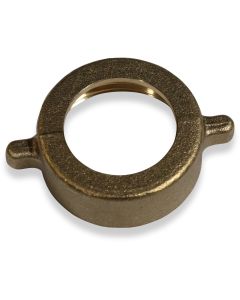 Hose union 1"x19 brs flat