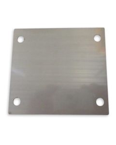 Plate SST for hopper without forced feed