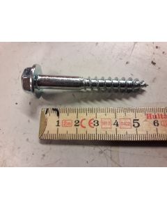 Hexagon head wood screw 8x60 TX30 FZB galv