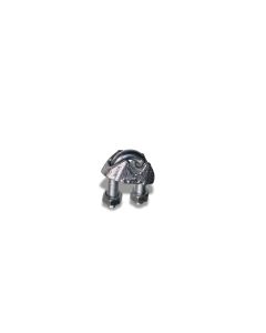 Cable clamp  6-7mm 1/4" galv DIN 741