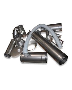 Chimney 1.5m cpl double-wall reinforced f/RGA100 EU