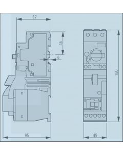 DOL-starter MSC-DM-M7 0.16-0.25A 24VDC