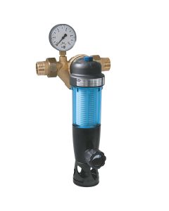 Reversible flow filter DUO FRII 1" wo/manometer
