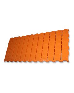 Plastic slat 1200x500 orange 10% slat area for piglets