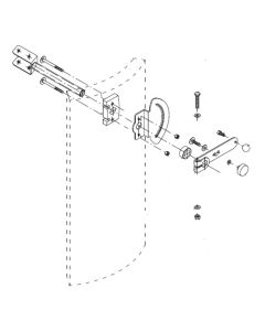 Extension kit for ventilation flap manual D370-920