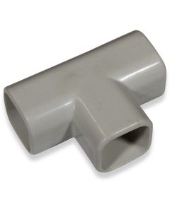 Adhesive T-coupling for retangular tube 22x22 L4355