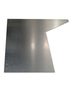 Sheet metal part behind nest continuous back wall Nova-270