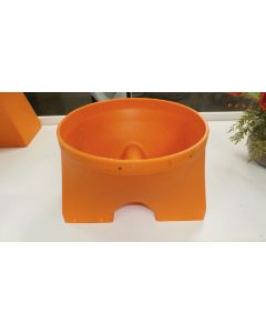 BOOT,TRANSFER,TWIN,STRAIGHT,16",PLASTIC,ORANGE