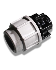 Adapter union PP 32x 3/4" fm PN16 f/PE pipe