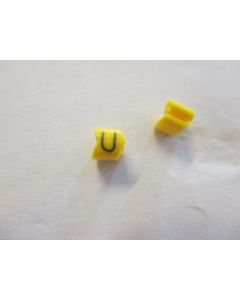 Cable noticeable clip 1-3 yellow/black U   diameter 2.5-5mm