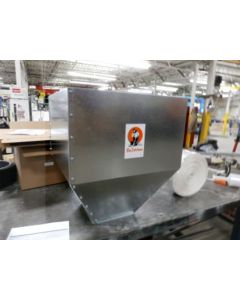 HOPPER EXTENSION,METAL,250#,L/COVER,W/POSITIONER
