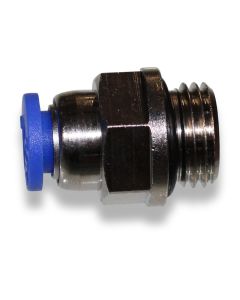 Screw-in screw union, straight 6/4-1/4" nickel-plated brass