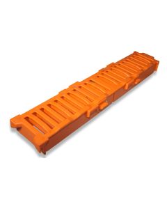 Plastic slat 100x500 orange open / under sow (type A)