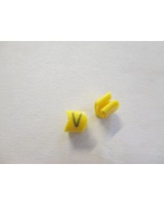 Cable noticeable clip 1-3 yellow/black V   diameter 2.5-5mm