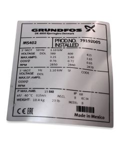 RP-Submersible pump SP 46-1 B sprinkling 40m³/h wo/check val