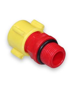 Adapter 1/2" m for spiral coiled hose 3/8"