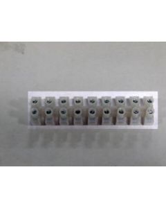 TERMINAL,EUROSTRIP,9-POLE DBL ROW,12MM SPACE,ALTECH CAT. 40.