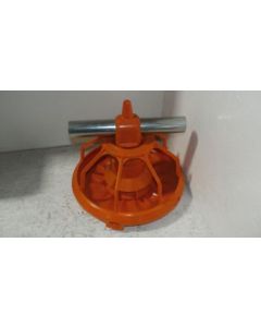 PAN ASSY SAMPLE,BROILER,16-ARM,14" FX2,5 LATCH,W/ SHUT-OFF