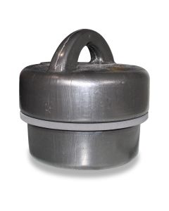 Vent plug DN250 black for tier connection piece