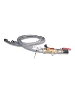 Connection set hot water 1"x2000 with line control valve