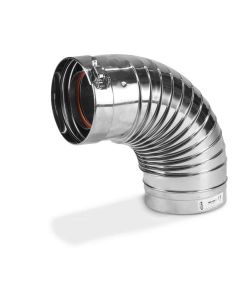 Bend 90deg doublewall f/chimney tube ThermorizerTR 75