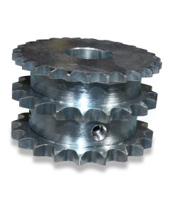 Chain wheel triple 2x1/2"-Z20 + 3/8"-27t B25