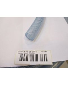 Fabric tube clear 1" 25x33mm pvc