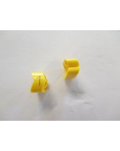Cable noticeable clip 3-6 yellow/black 1   diameter 8-16mm