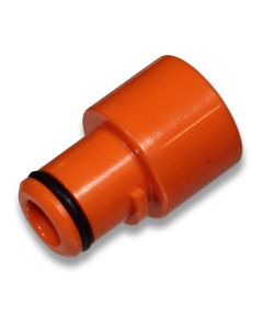 Transition piece orange press. reg. to round nipple pipe3/4"