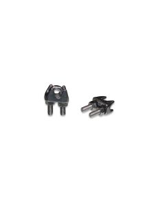 Cable clamp  6-7mm 1/4" SST