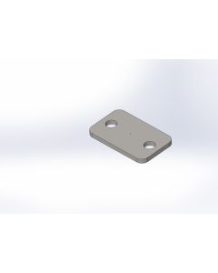 Pressure plate f / sensor holder -Halvfab-