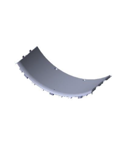 Pipe quarter without motor mount f/BD-Blue 140C