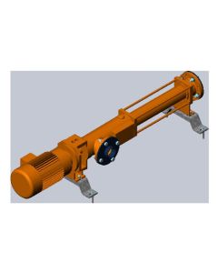Eccentric pump M45 3.0KW cpl w/feet and flange