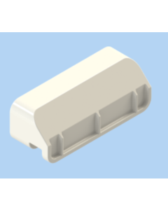 Guide shoe white f/connecting- part closed