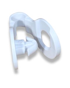 Hook for curtain strip pluggable