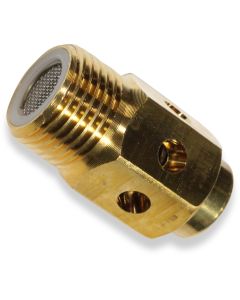 Moistening nipple 1/2" 3-hole high pressure brass