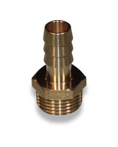 Hose nozzle brass 1/2" m