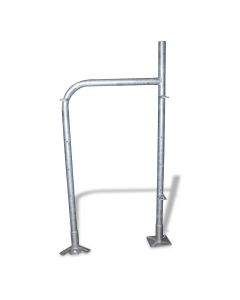 Tube frame f/bracket f/ActiWel rh open w/SST feet