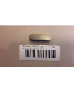 Parallel key 9x14x50mm w/round and flat end