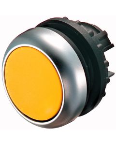 Push button front M22 yellow M22-D-Y