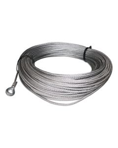 Wire rope 6mm galvanized 100m cpl 850kg for halving loads
