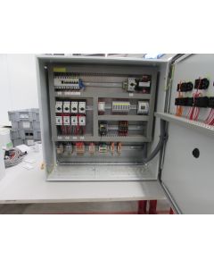 Control cabinet egg cross collection