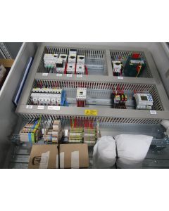 Control cabinet egg cross collection