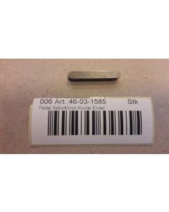 Parallel key 6x6x40mm w/round ends