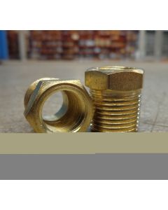 Threaded reducing bush Brass 3/8x1/4" NPT