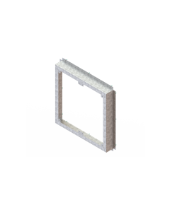 Frame For Shutter Exhaust FF091 150mm Galv unassembled