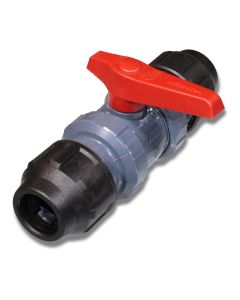 Ball valve  32mm PP with clamp connection