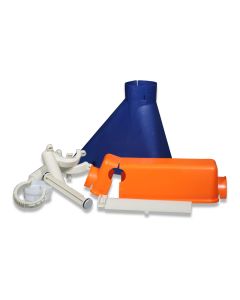 Feed valve pneum. type A DR1500 w/cylinder DA 2x6mm air supp