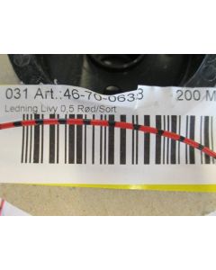 Cable Livy 0.5 Red/Black